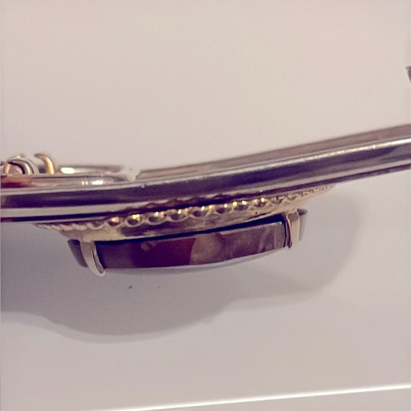 Silver Stone “Tiger Eye” Cabachon  Belt Buckle - Picture 11 of 11